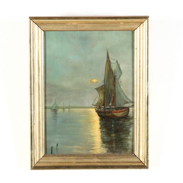 a-vintage-nocturne-maritime-painting