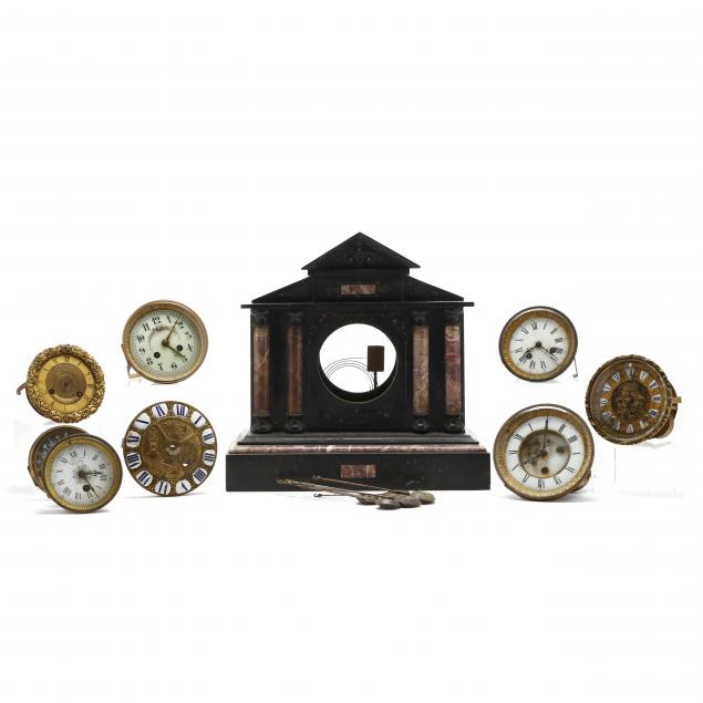 antique-marble-clock-case-and-seven-faces