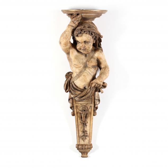 an-italianate-figural-carved-wood-bracket-shelf