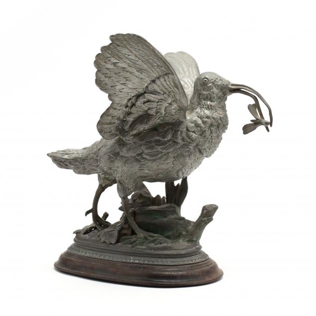 antique-french-sculpture-of-a-snipe