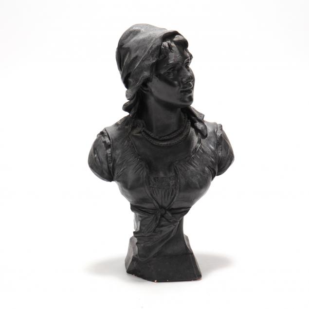 vintage-composition-bust-of-a-young-woman