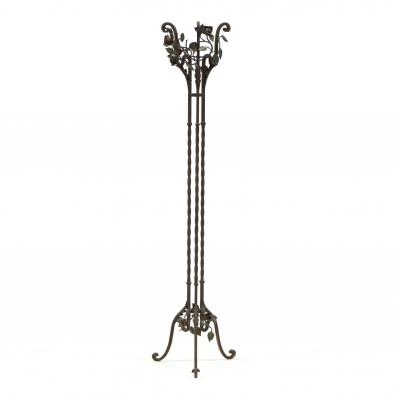 antique-wrought-iron-plant-stand