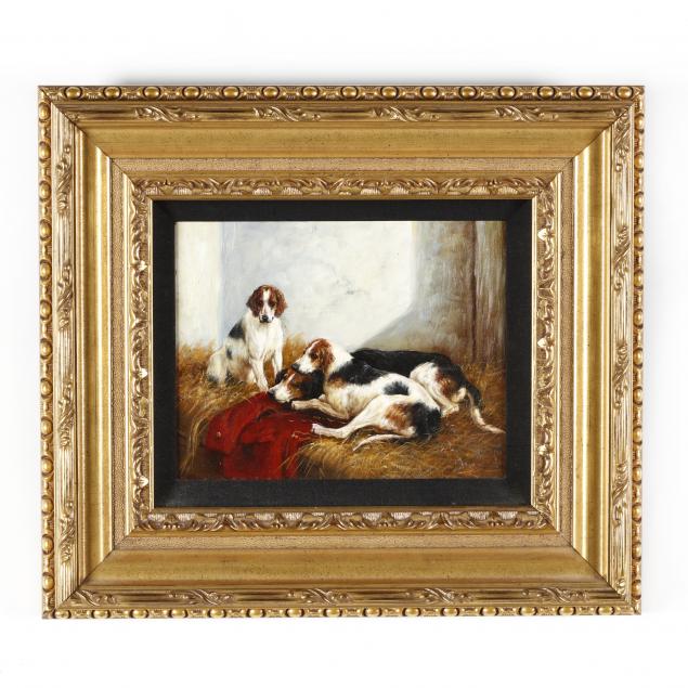 contemporary-decorative-painting-of-three-hounds