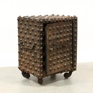 jesse-delano-large-antique-iron-hobnail-floor-safe