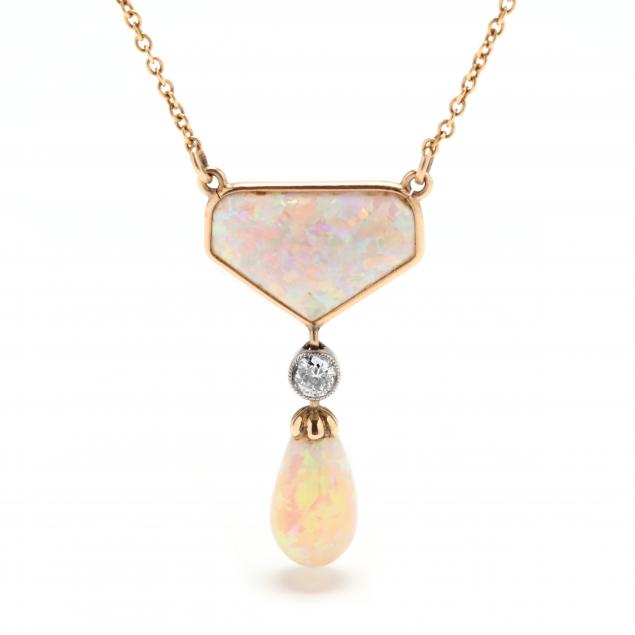 14kt-gold-opal-and-diamond-necklace