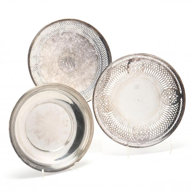 three-sterling-silver-cake-plates