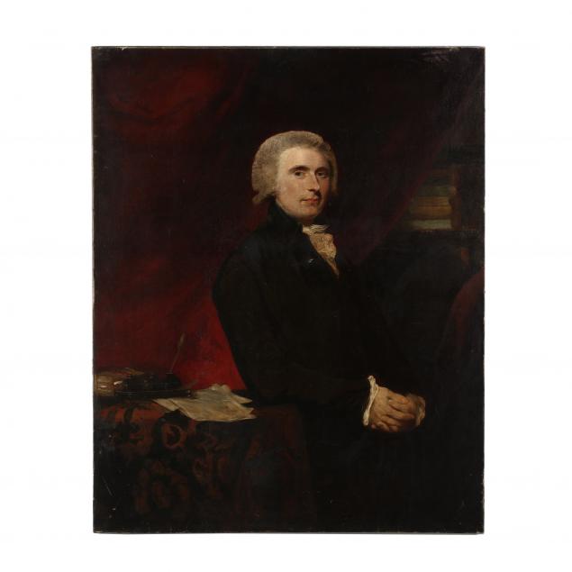 an-antique-portrait-of-an-englishman-18th-century