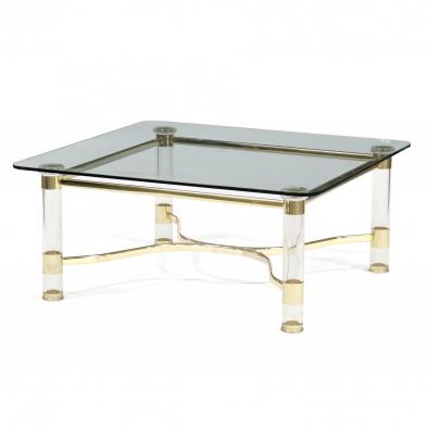 brass-and-lucite-cocktail-table