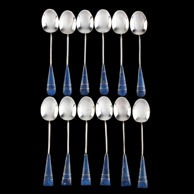 a-set-of-twelve-950-silver-demitasse-spoons-with-lapis-lazuli