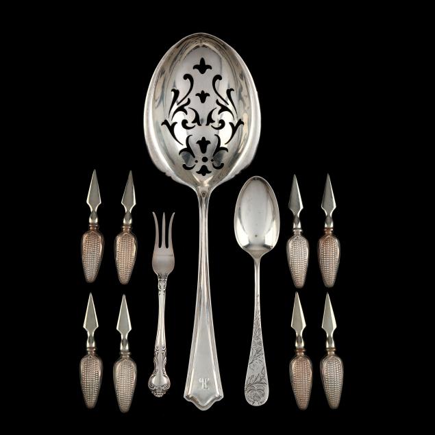 a-group-of-vintage-antique-sterling-silver
