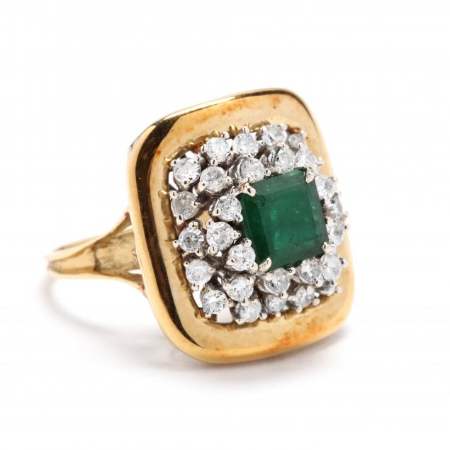 18kt-gold-emerald-and-diamond-ring