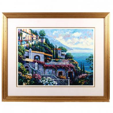 john-zaccheo-italian-american-20th-century-large-mediterranean-vista