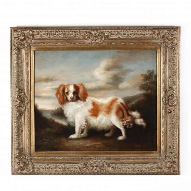 a-contemporary-decorative-portrait-of-a-spaniel