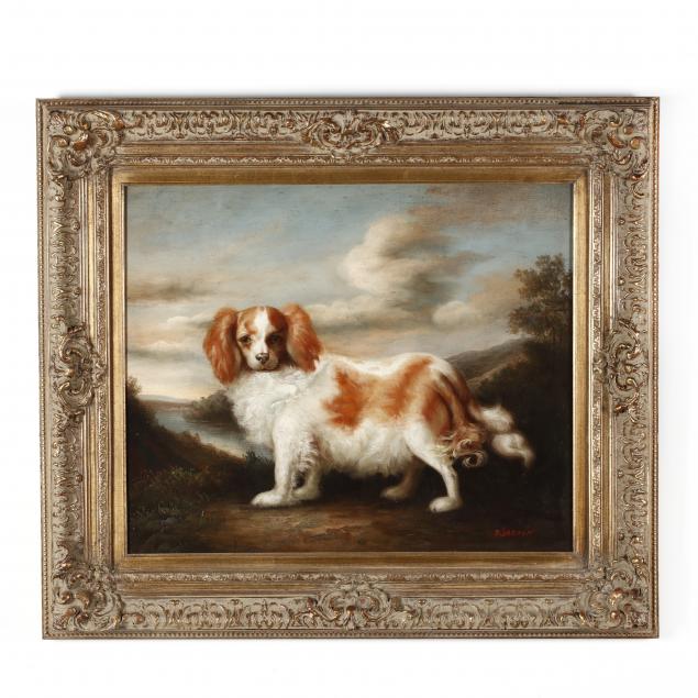 a-contemporary-decorative-portrait-of-a-spaniel