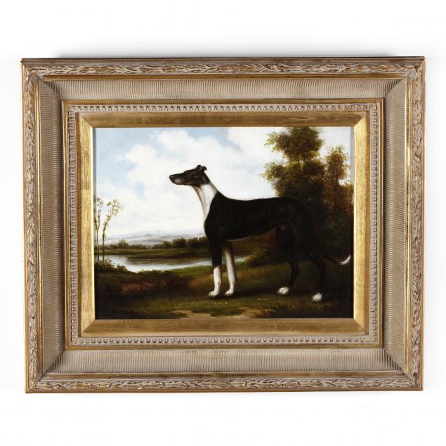 a-contemporary-decorative-painting-of-a-hound