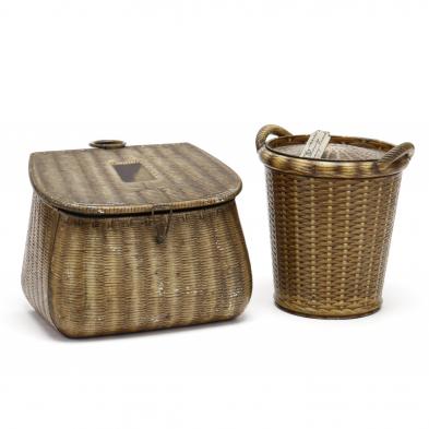 two-huntley-palmer-wicker-biscuit-tins