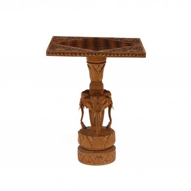 african-carved-and-inlaid-games-table