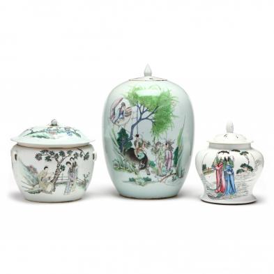 three-chinese-porcelain-lidded-jars