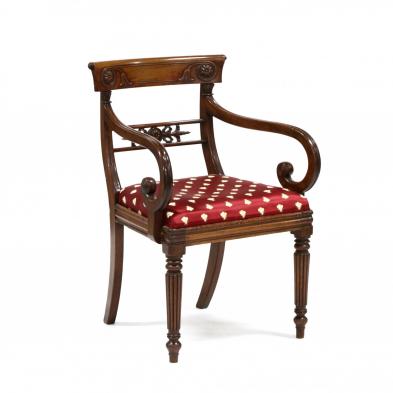 william-iv-carved-mahogany-armchair