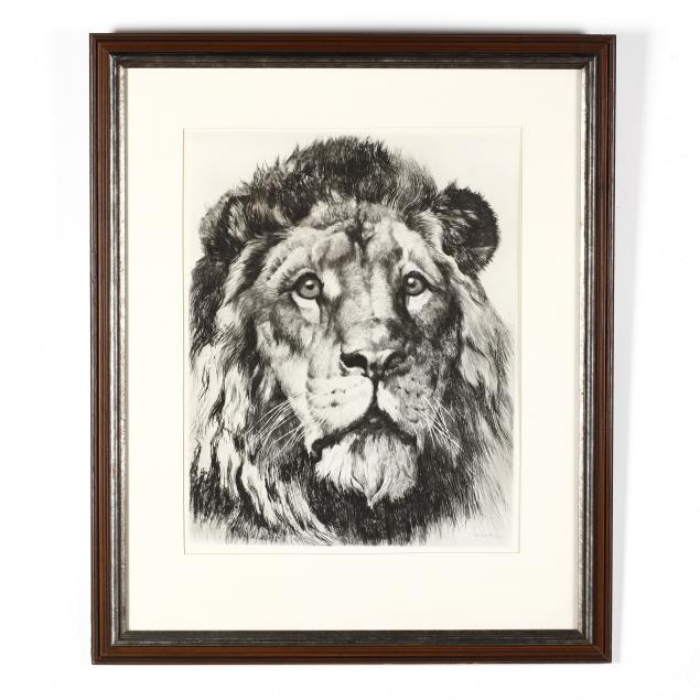 herbert-thomas-dicksee-british-1862-1942-i-his-majesty-lion-portrait-i