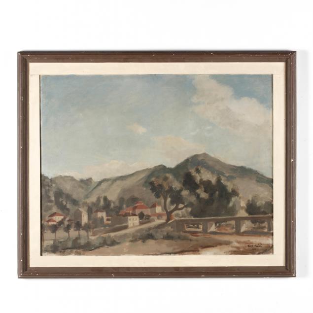 napoleone-giovanni-fiumi-italian-1898-1948-mountain-village-view