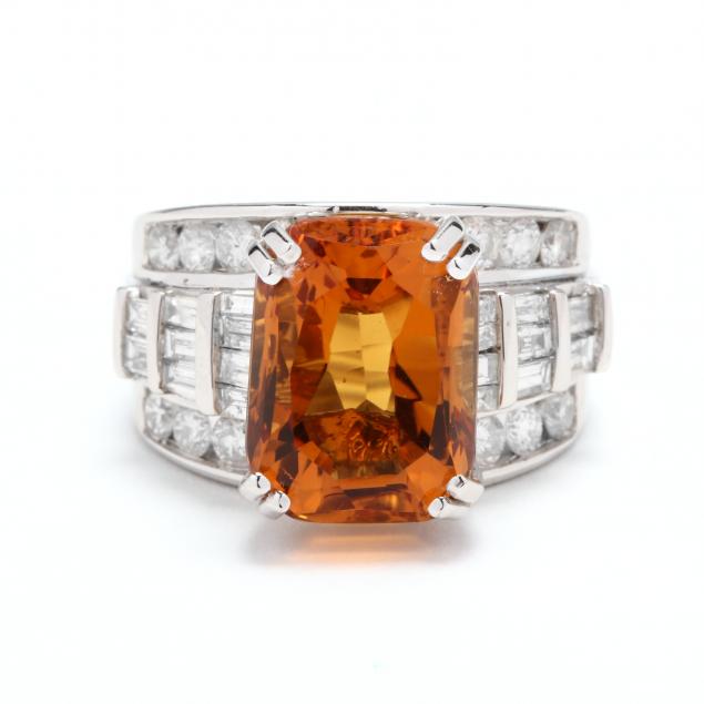 white-gold-citrine-and-diamond-ring