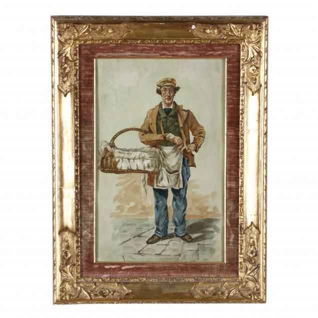 an-antique-french-school-painting-of-a-baker