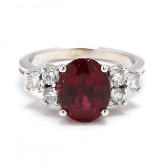 14kt-white-gold-rubellite-and-diamond-ring