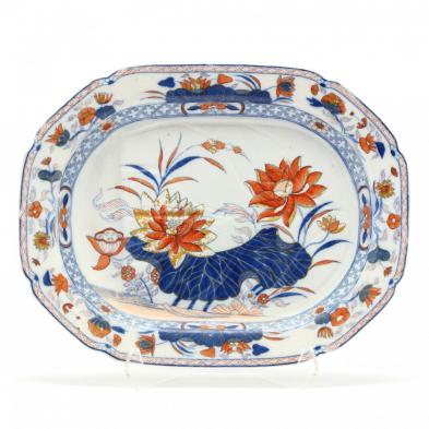 antique-english-imari-meat-platter