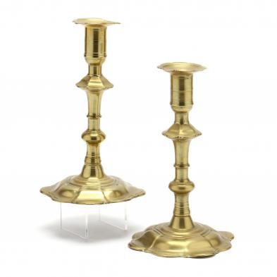 pair-of-queen-anne-petal-base-brass-candlesticks