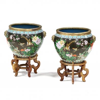 pair-of-cloisonne-jardinieres-on-stands