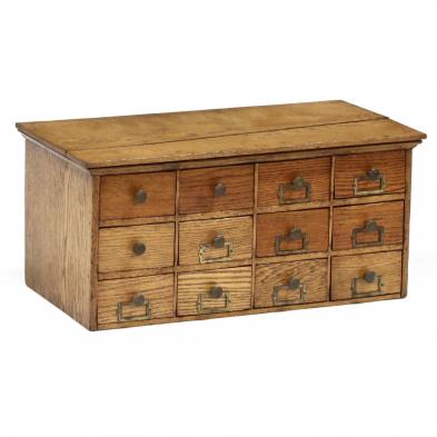 vintage-oak-twelve-drawer-file-cabinet