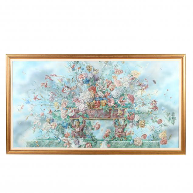 frederic-monpoint-french-chinoiserie-still-life-mural-with-flowers