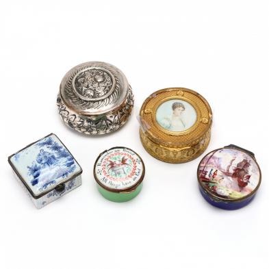 five-antique-trinket-boxes