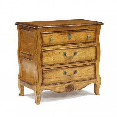 hekman-french-style-walnut-three-drawer-commode
