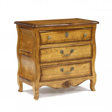 hekman-french-style-walnut-three-drawer-commode