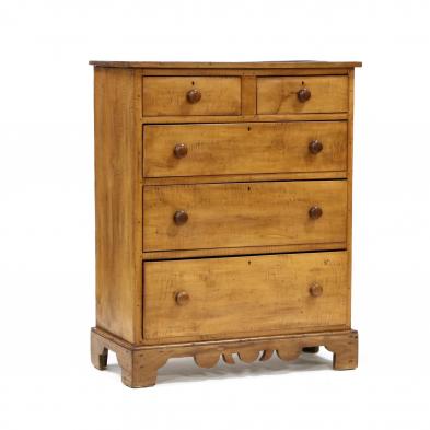 federal-maple-semi-tall-chest-of-drawers
