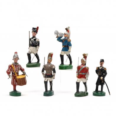 six-vintage-soldatini-toy-soldiers