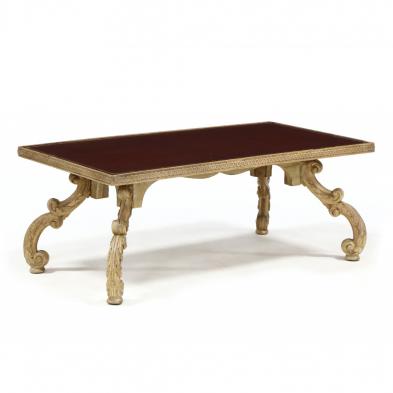 italianate-carved-mahogany-leather-top-coffee-table