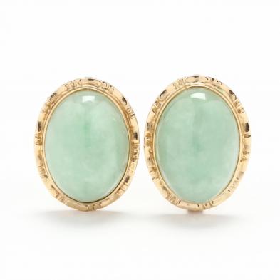 pair-of-14kt-gold-and-jadeite-earrings