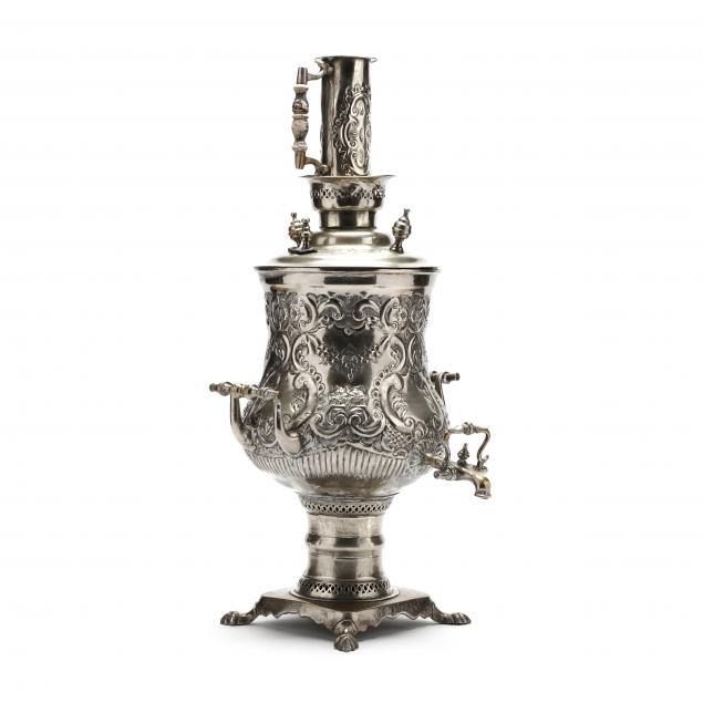 an-antique-persian-silverplate-samovar