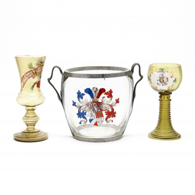 antique-german-presentation-urn-and-roemer-goblets