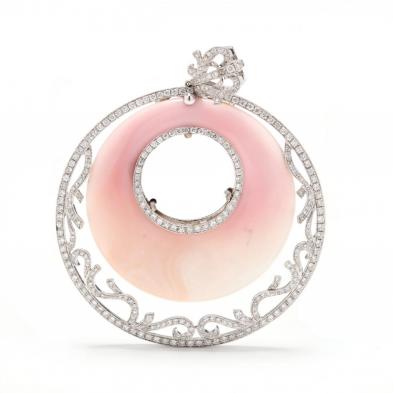 white-gold-coral-and-diamond-pendant