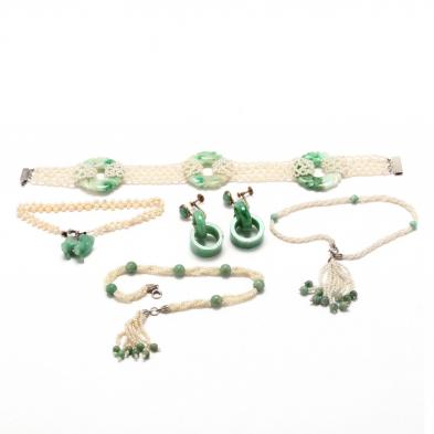 collection-of-antique-pearl-and-jade-jewelry