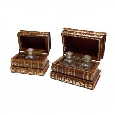 two-faux-book-tantalus-boxes