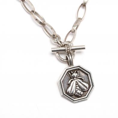sterling-silver-bee-pendant-necklace-slane