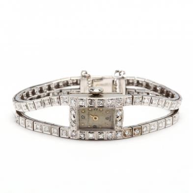 vintage-14kt-white-gold-and-diamond-watch-tourneau
