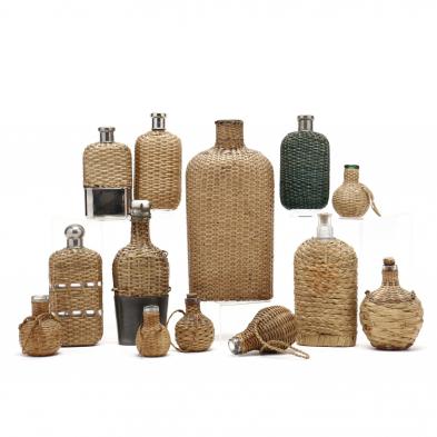 13-vintage-woven-cane-cased-bottles