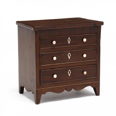 george-iii-inlaid-mahogany-miniature-chest-of-drawers