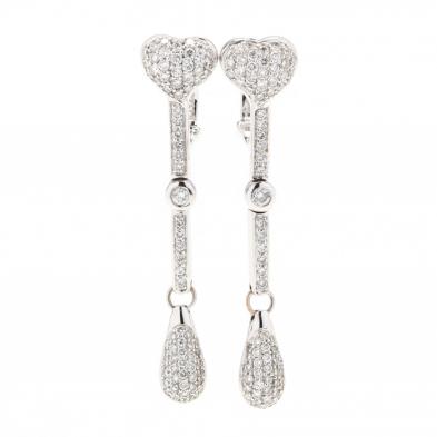 18kt-white-gold-and-diamond-drop-earrings